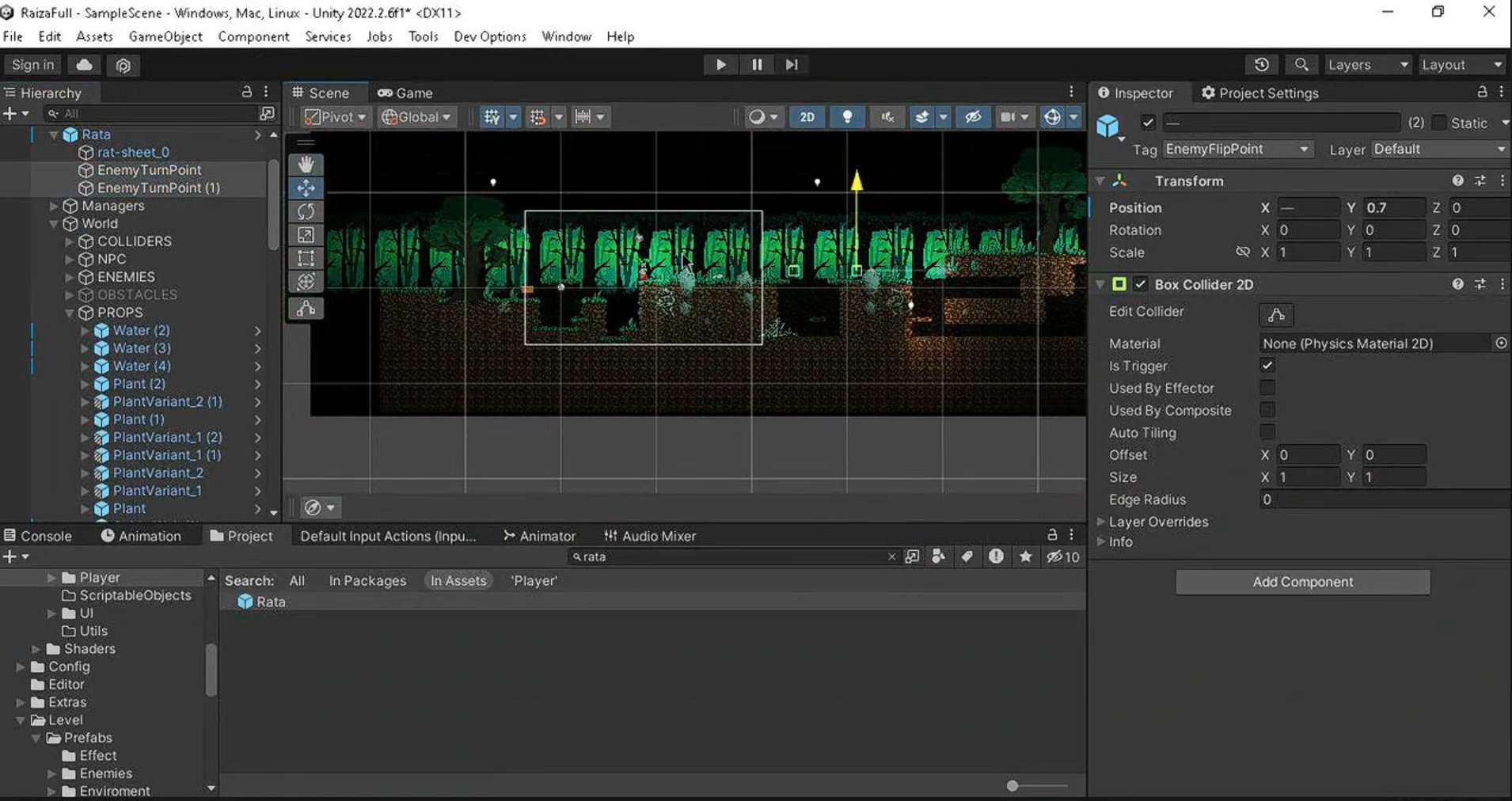 Raiza Unity Editor Overview